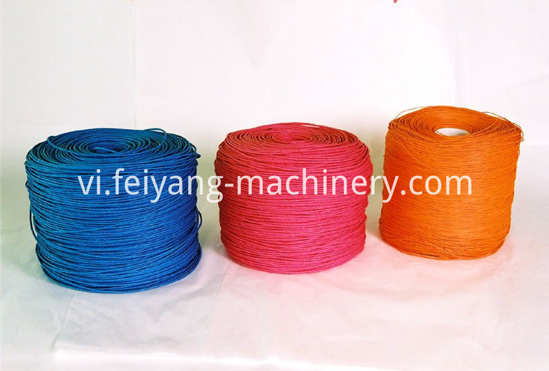 dây giấy xoắn nhiều màu sắc colorful twisted paper ropes
